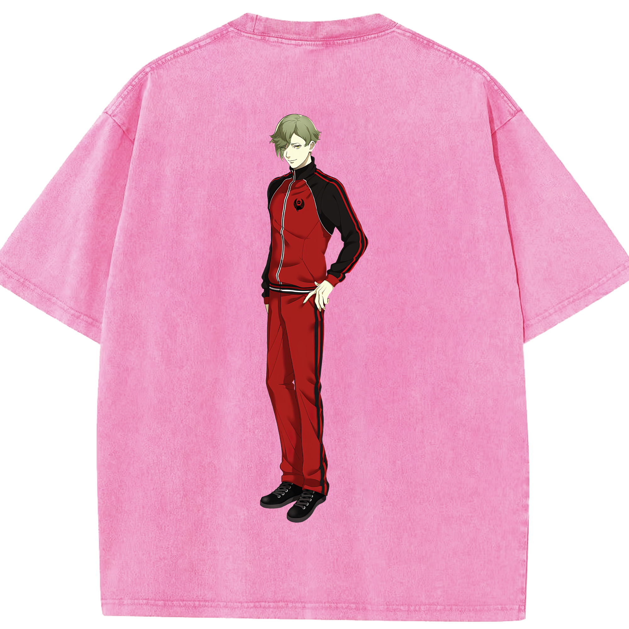 （画像用） 刀剣乱舞 Touken Ranbu 綿100% ヴィンテージ風 半袖Tシャツ（背面プリント）
